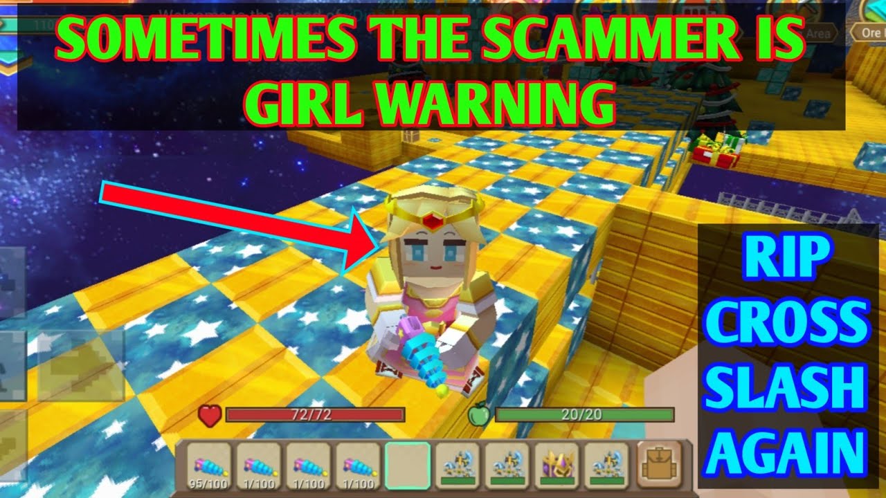 Sometimes The Scammer Is Girl In SKYBLOCK SHE NOT GIVE THE FOUNTAIN English Subtitle MINECRAFT