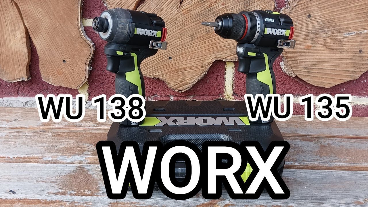 WORX WU 135 & WU 138. шуруповерт 👍+ супер импакт👍