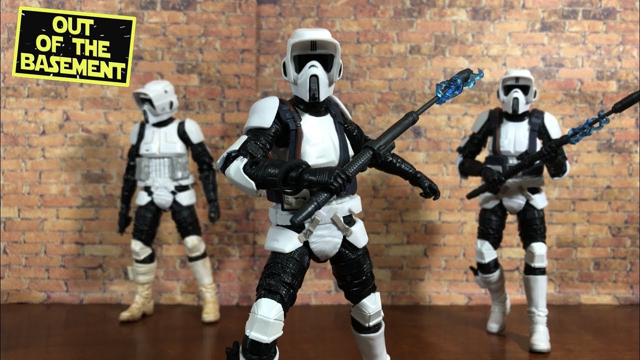 Star Wars Black Series GAMING GREATS SCOUT TROOPER (Gamestop Exclusive) Action Figure Review