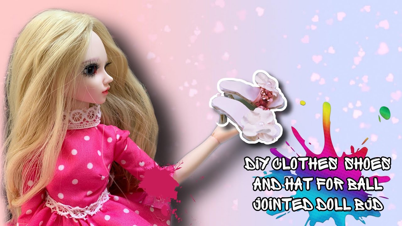 DIY Clothes  Shoes and Hat for Ball Jointed Doll BJD
