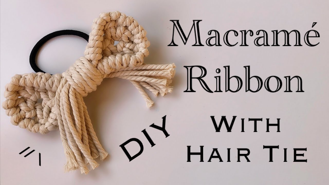 MACRAME RIBBON | MACRAME BOW | DIY