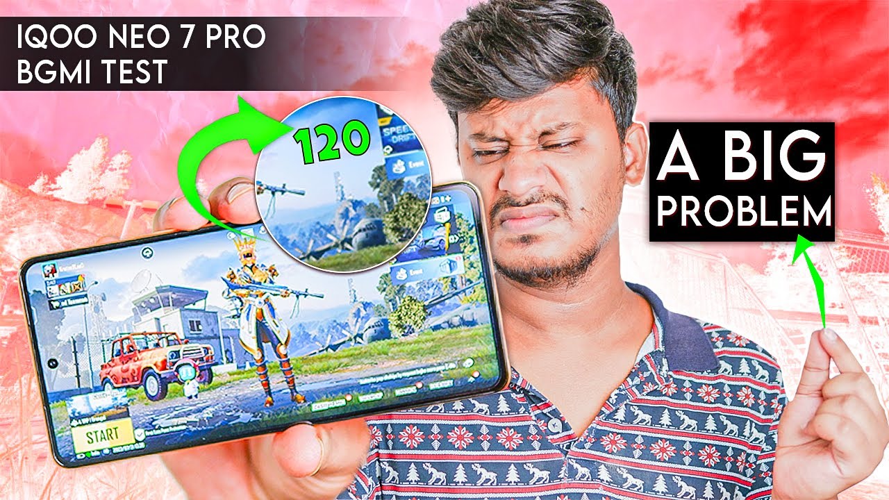 iQOO Neo 7 Pro BGMI Test with FPS METER - A BIG PROBLEM