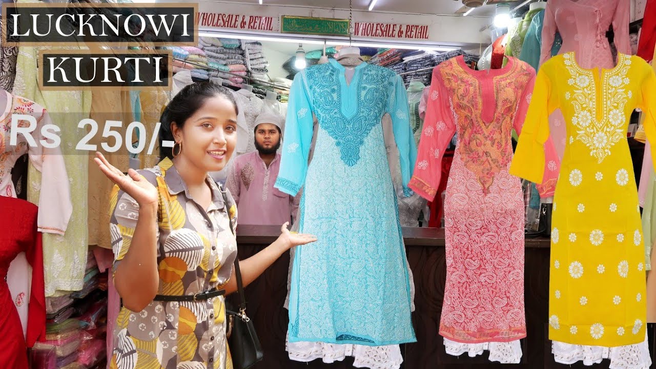 Best Lucknowi Kurti | Fancy And Party Wear | Kurti Starting Rs 250 | Crawford Market |2019