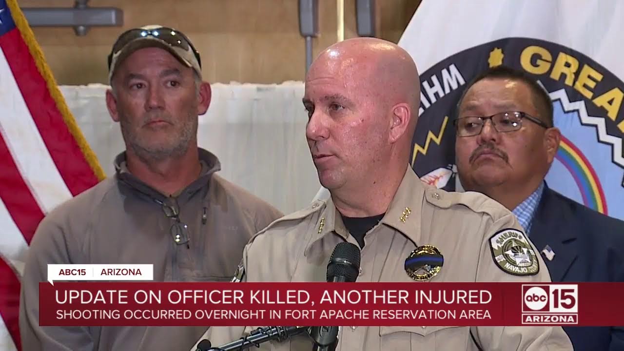 Police give update on officer killed in Fort Apache Reservation area