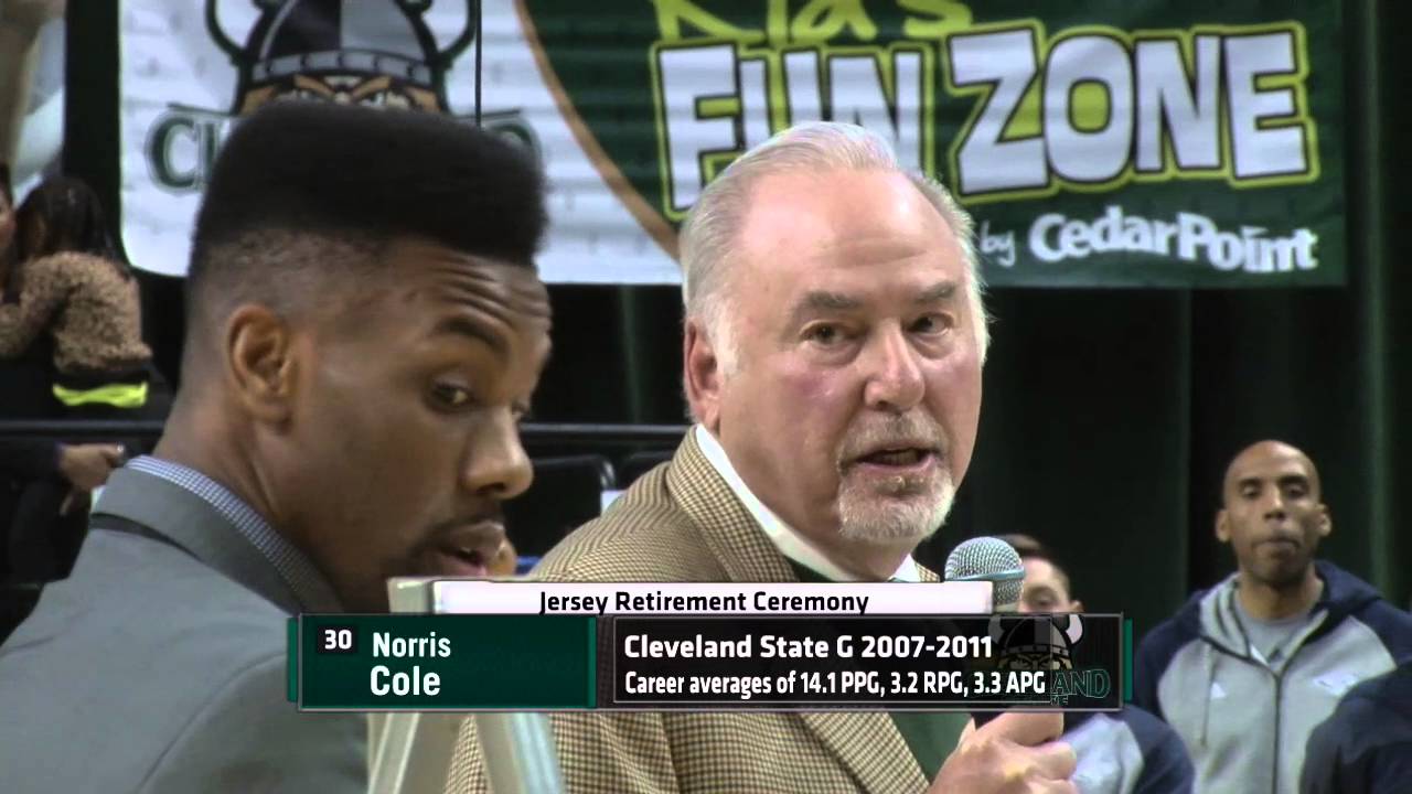 Norris Cole Cleveland State Jersey Retirement