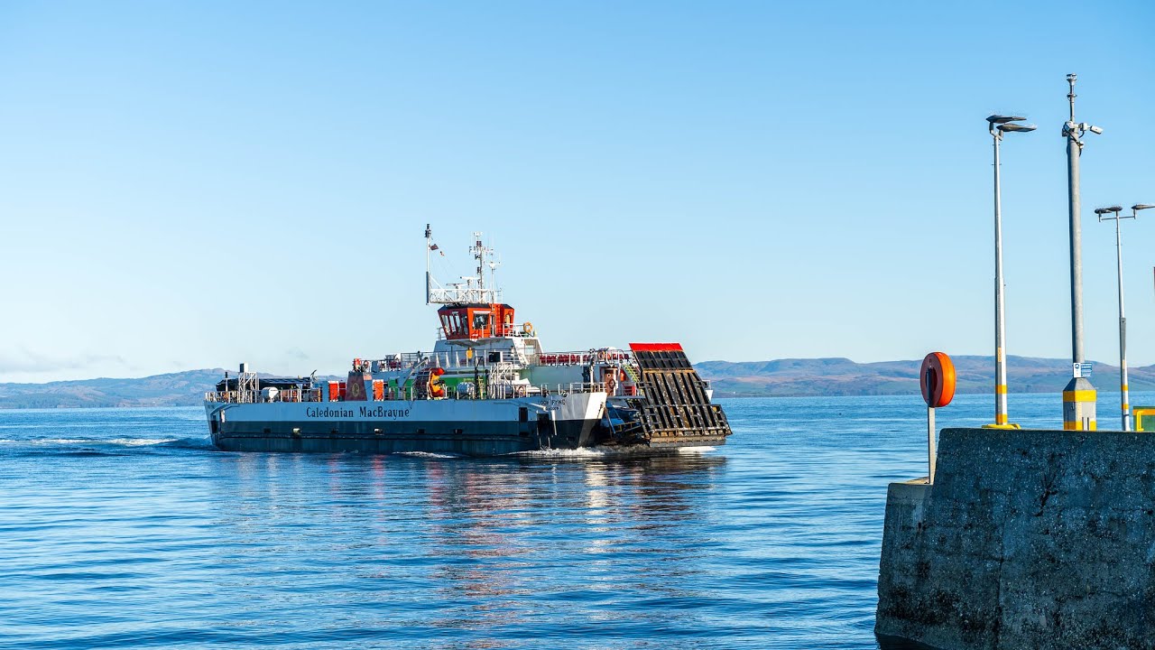 Drive down the Mull of Kintyre to Campbeltown from Lochranza on Arran (4K).