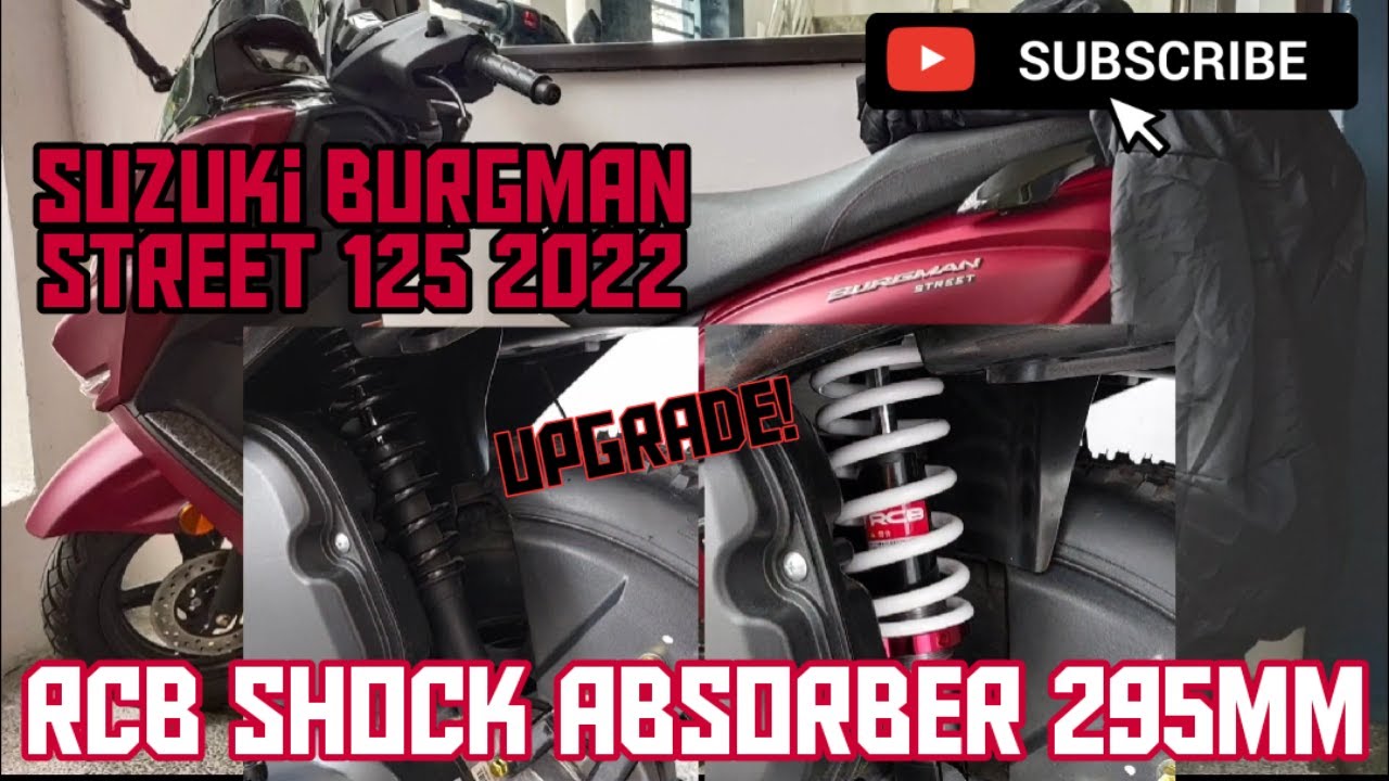 Suzuki Burgman Shock Absorber Upgrade RCB 295MM | mhietze