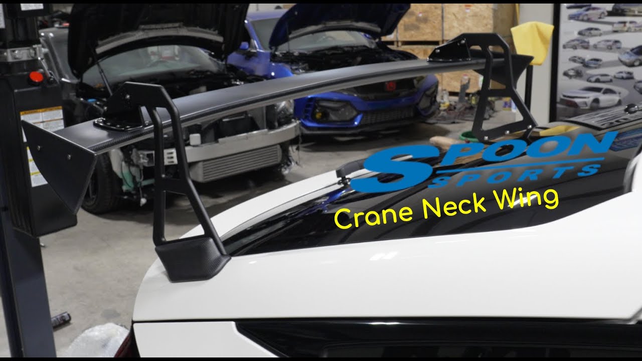 Honda Civic Type R FL5 2024 года | Установлено антикрыло Spoon Sports Crane Neck!
