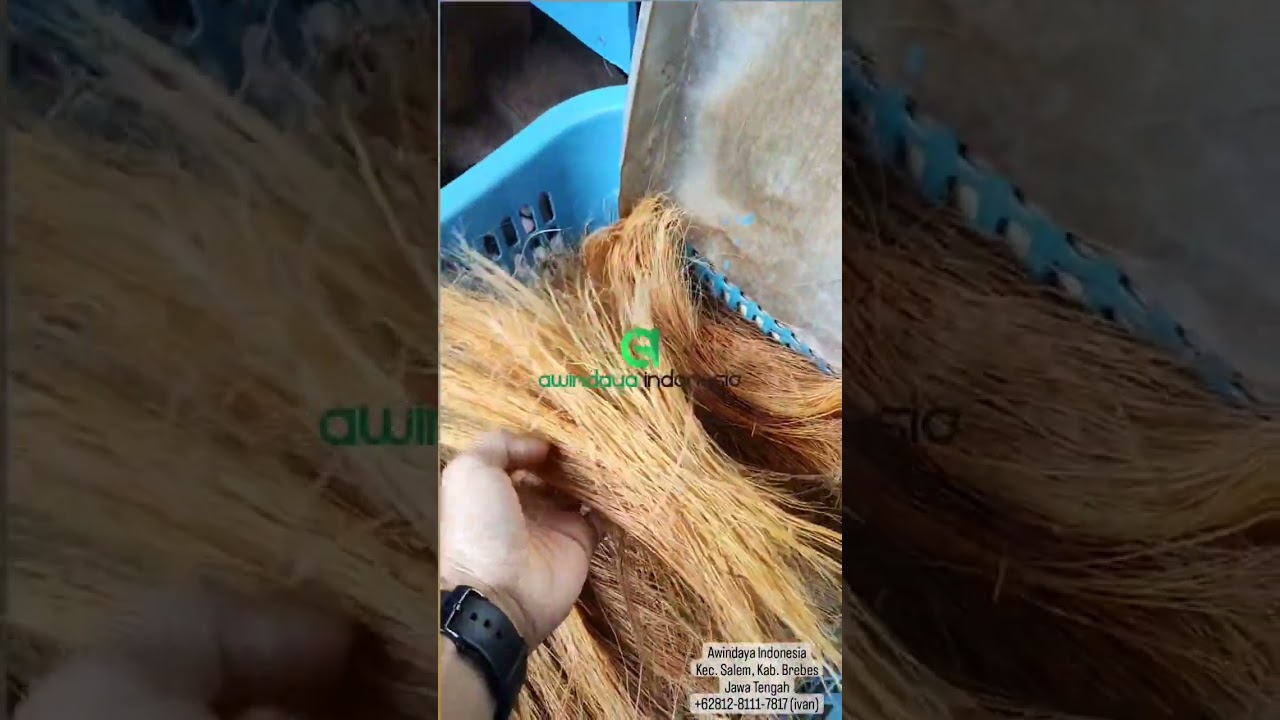 Mesin Coconut Bristle Otomatis