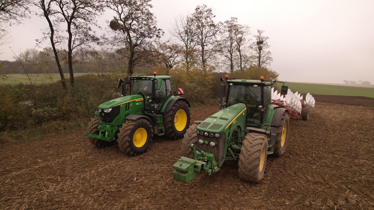 🇵🇱☆Talerzowanie&Orka na 4John Deery!?☆8RX410 w Akcji!☆JD8530 VS JD6R250!☆AgroGrzechu☆