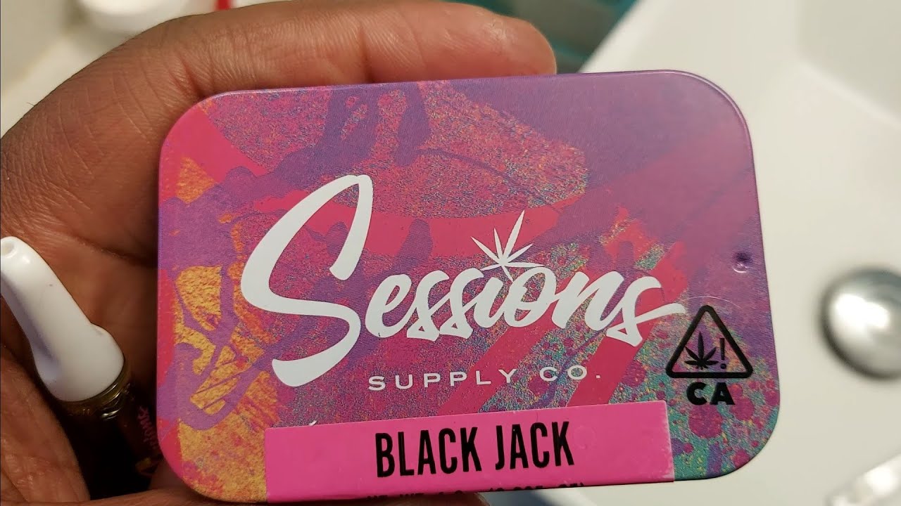 Sessions Live Resin Cartridge Review: Black Jack