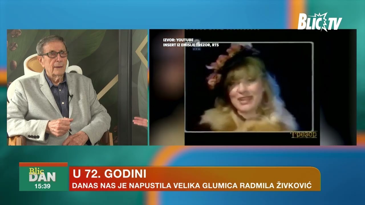 EMOTIVNO! Zdravko Šotra govorio je o glumici Radmili Živković | BLIC DAN