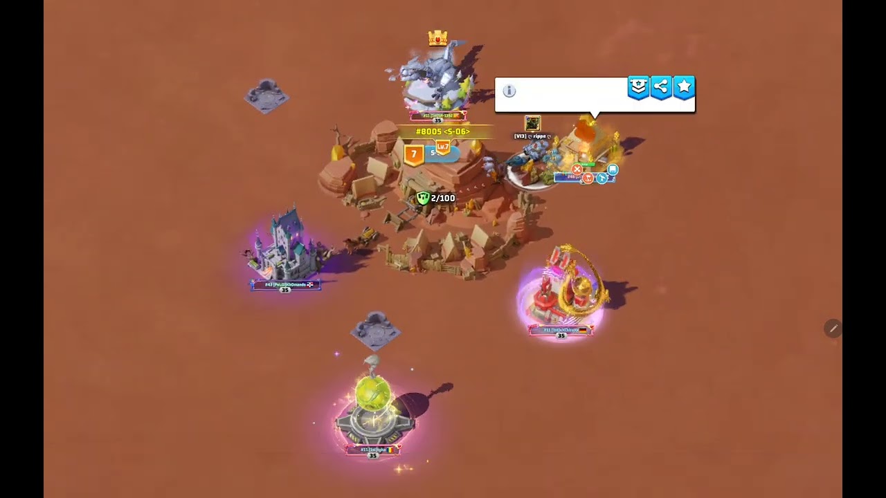 1st week of the Goldvein War - 3v5 Faction Battles (Server 11, 12, 43 vs Server 18, 46, 51, 58, 63)