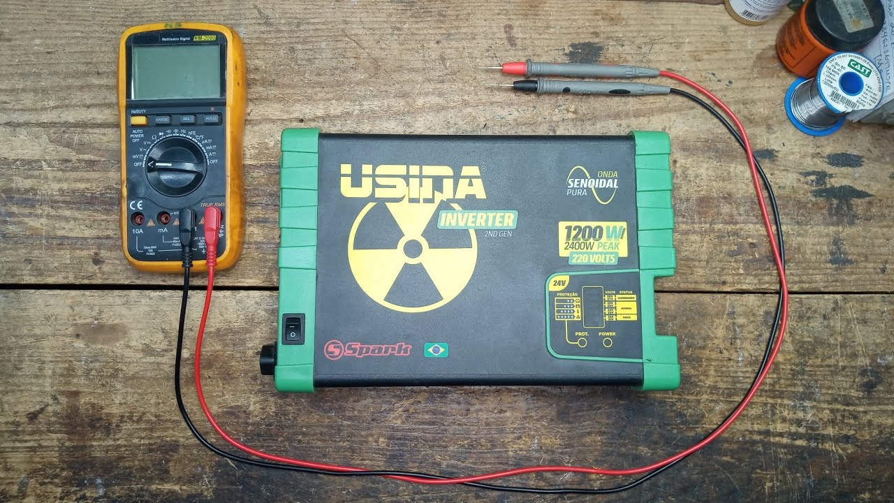 INVERSOR USINA 24v 220v 1200w 👉🏽 conserto 01🔧 #energy #solar #offgrid #repair