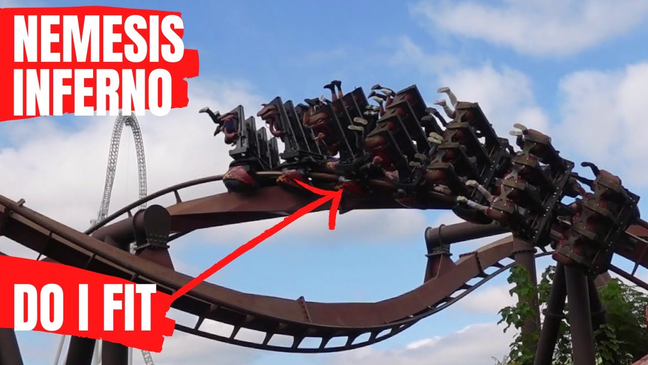 NEMESIS INFERNO THORPE PARK - Am I too fat to RIDE - TEST SEAT | Plus Size  - Rider of Size