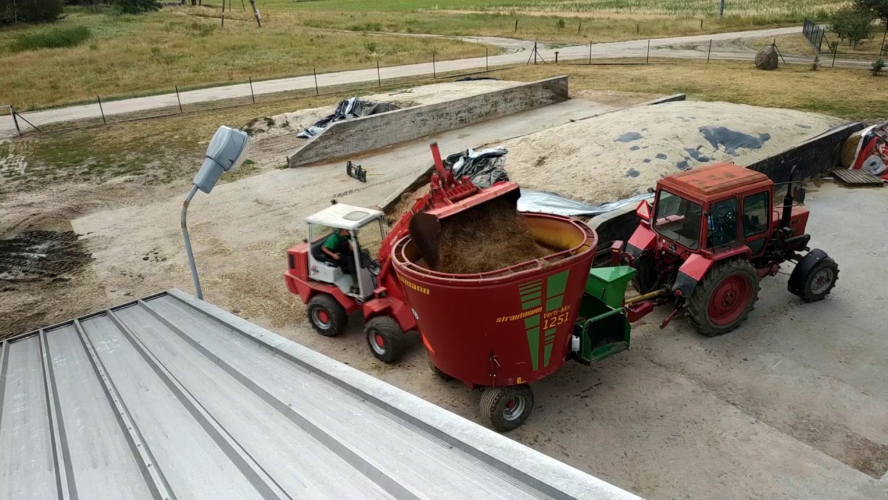 Mieszanie TMR ☆MTZ 82☆ STRAUTMANN 1251☆ WEIDEMANN 3110