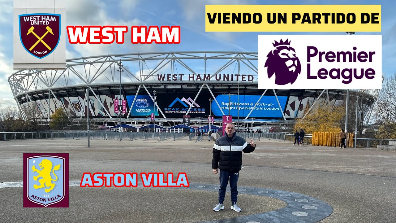 VIENDO UN PARTIDO DE PREMIER LEAGUE 🦁 | WEST HAM ☑️ ASTON VILLA 🇬🇧 | ZONA VIP “LONDON STADIUM”🏟️ 