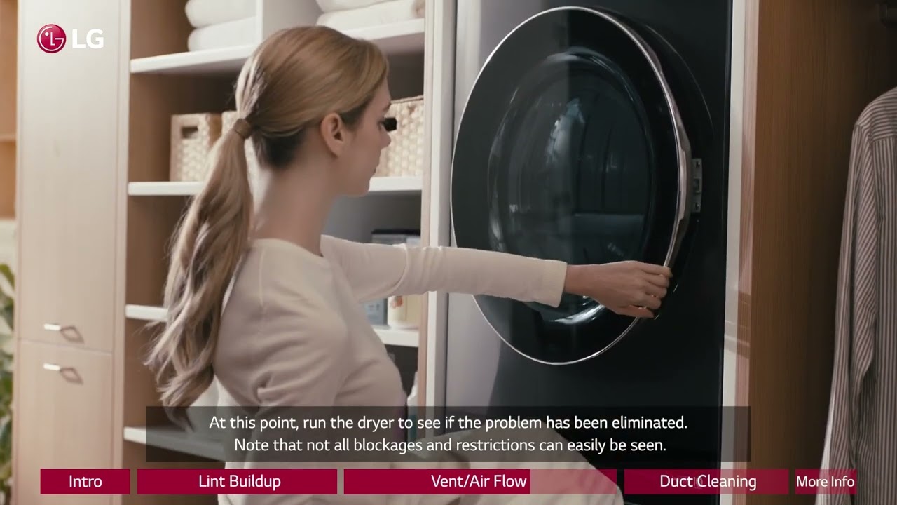 [Сушильные машины LG] Устранение неполадок сушильной машины LG, которая не сушит