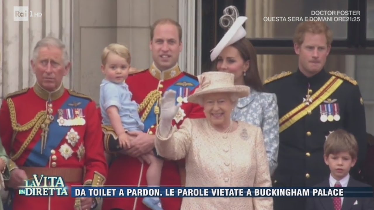 Royal Family: le 8 parole che i reali non possono pronunciare - La Vita in Diretta 11/04/2017