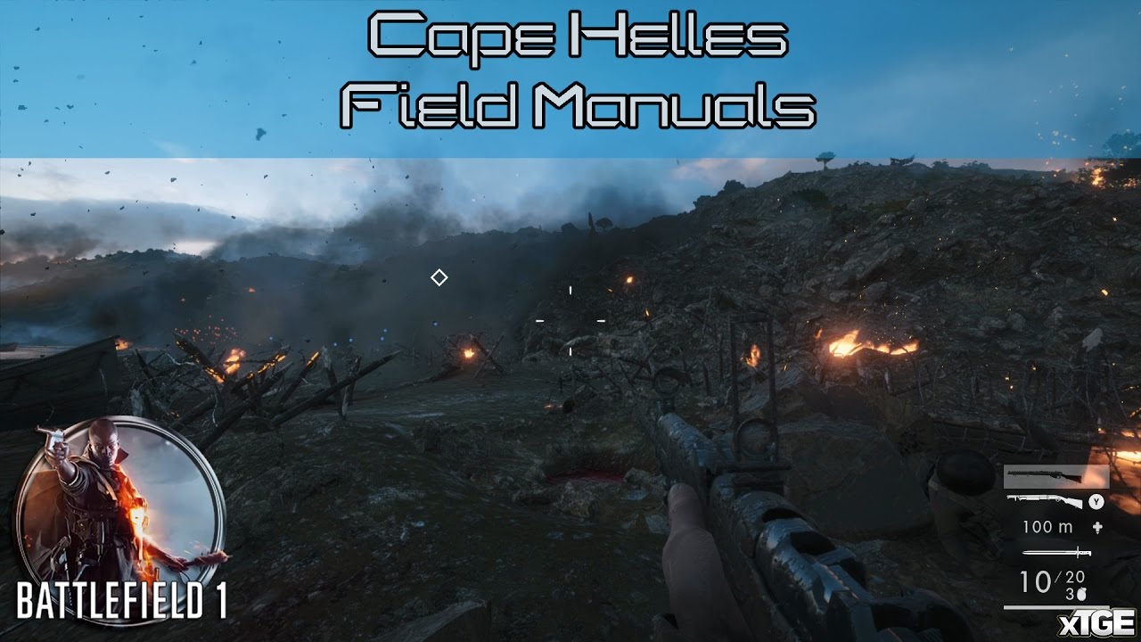 Battlefield 1 - All Field Manual Locations In 'Cape Helles' (The Runner War Story)