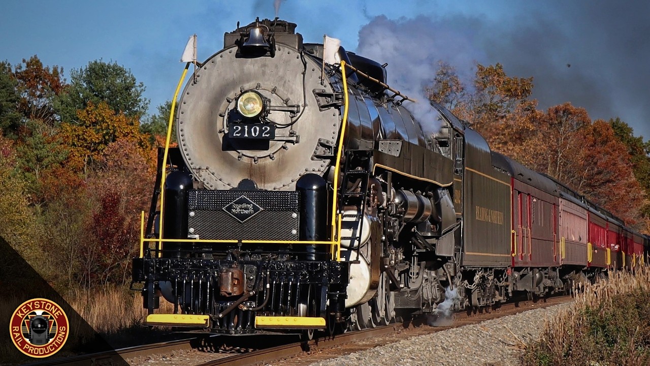 Reading & Northern 2102: The Autumnal Anthracite Crusader | Fall Excursions 2024 (4K)