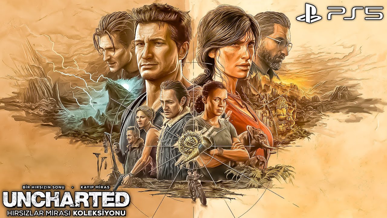 Uncharted: Hırsızlar Mirası Koleksiyonu Türkçe Dublaj Tam Oyun