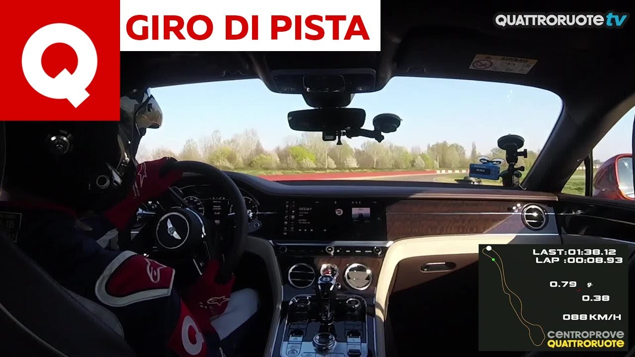 Giro di pista - Bentley Continental GT: ecco il tempo a Vairano