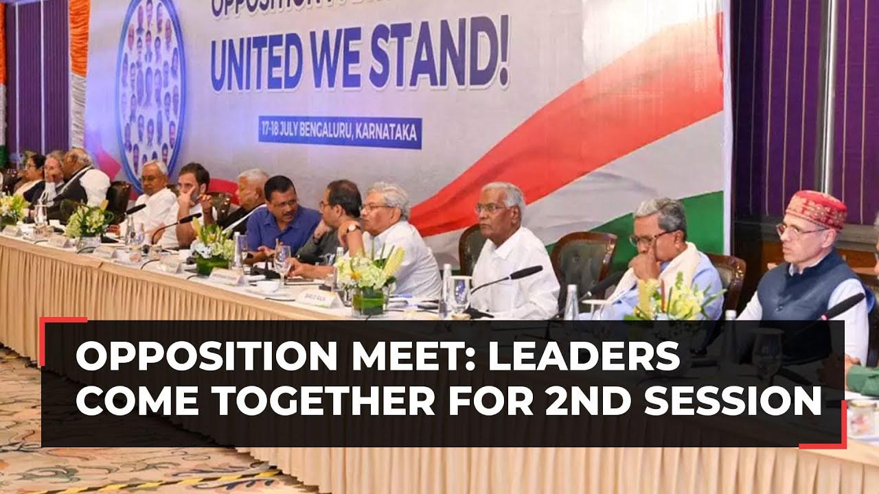 Bengaluru Opposition meet: Leaders come together for second session
