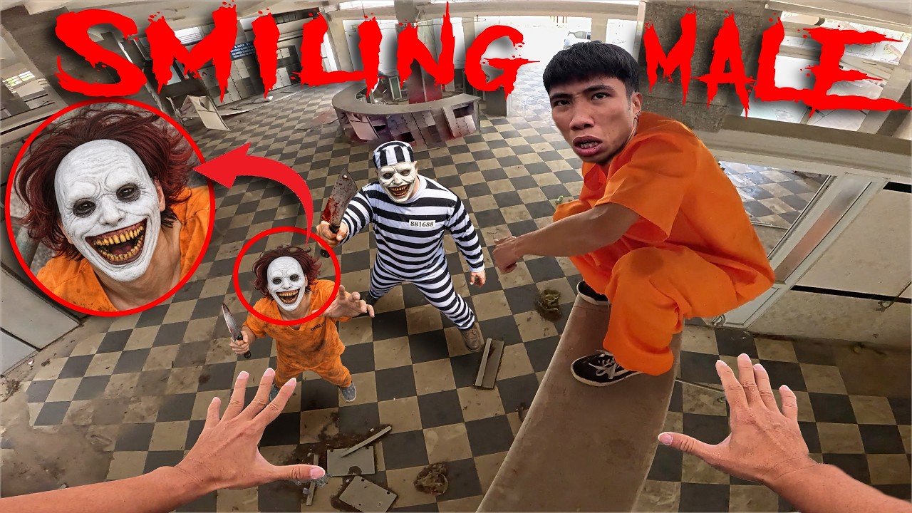 ESCAPING SMILING MALE 79.0 | Parkour Pov Horror Film| By B2F Viet Nam