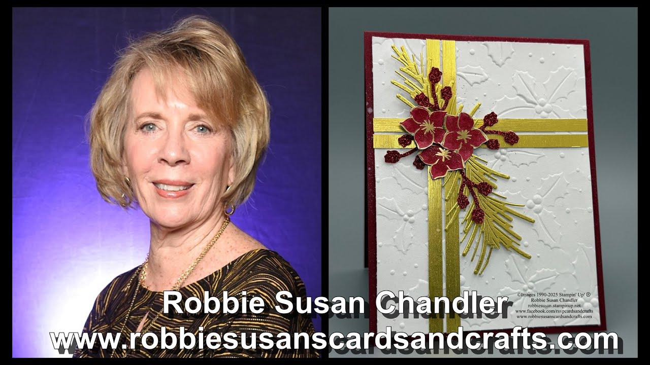 Christmas Wrapped-Present-Looking Card with the Traditions of Christmas Designer Series Paper