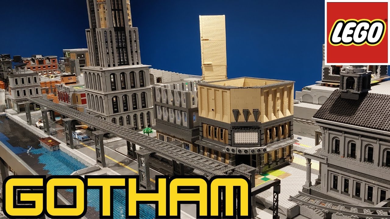 Building Gotham City in LEGO - Raised Train Line and Fire Station + LEGO Haul.