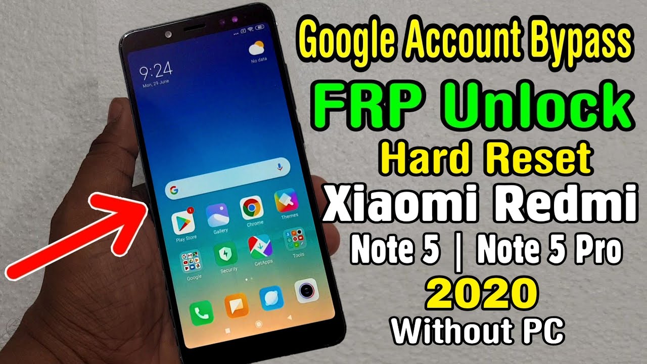 Redmi Note 5/ Note 5 Pro Hard Reset & Google FRP Bypass 2020 (Without PC)