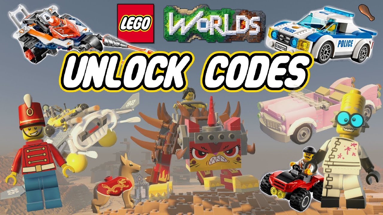 Lego Worlds | Все коды разблокировки!