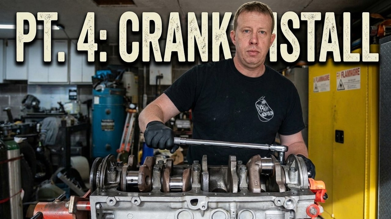 1948 DODGE SEDAN ENGINE REBUILD PT.4 CRANKSHAFT INSTALL