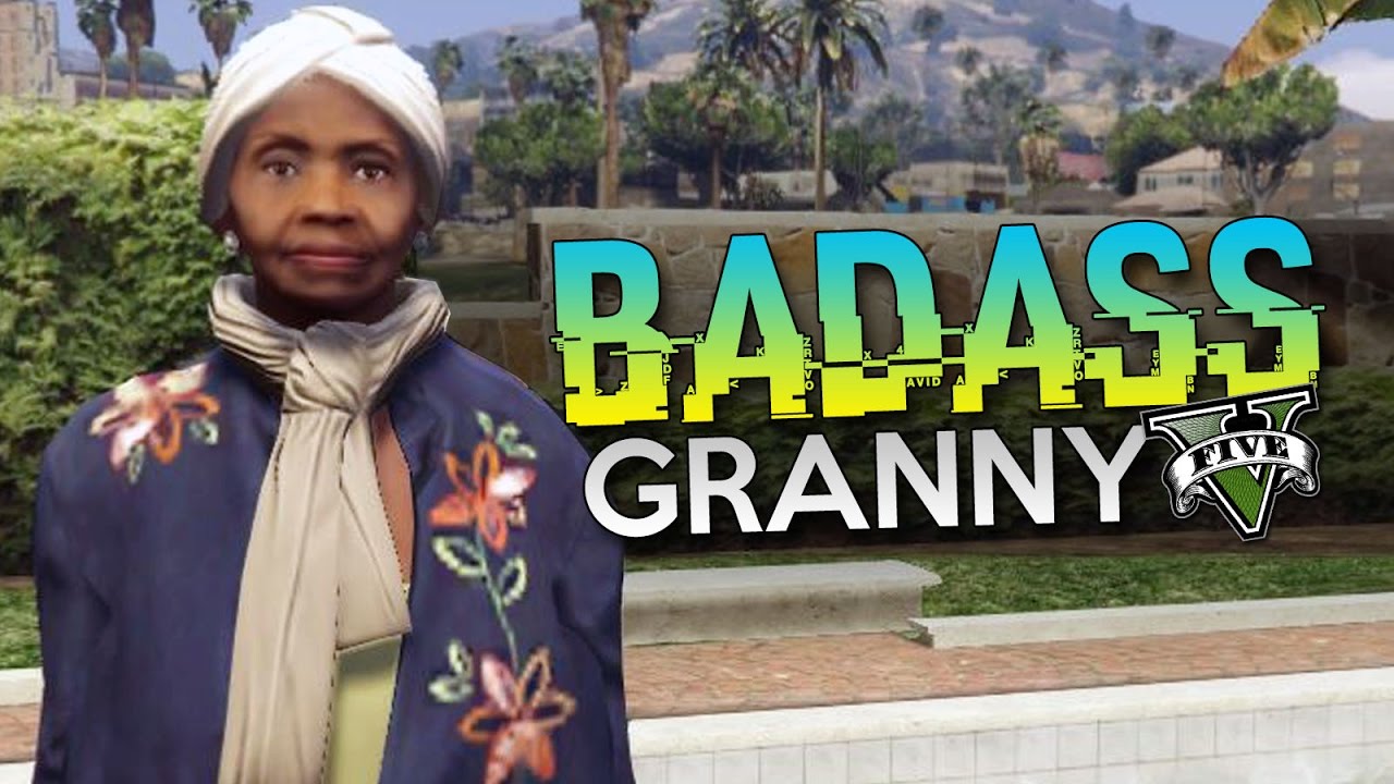 GTA 5 Mod - NENEK METAL !! - Momen Lucu GTA