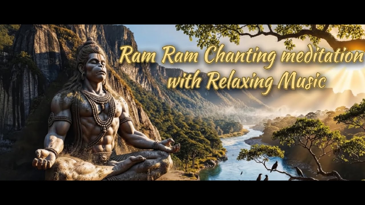 Ram chanting meditation | Meditation music for positive energy and stress relief | Shri ram chanting