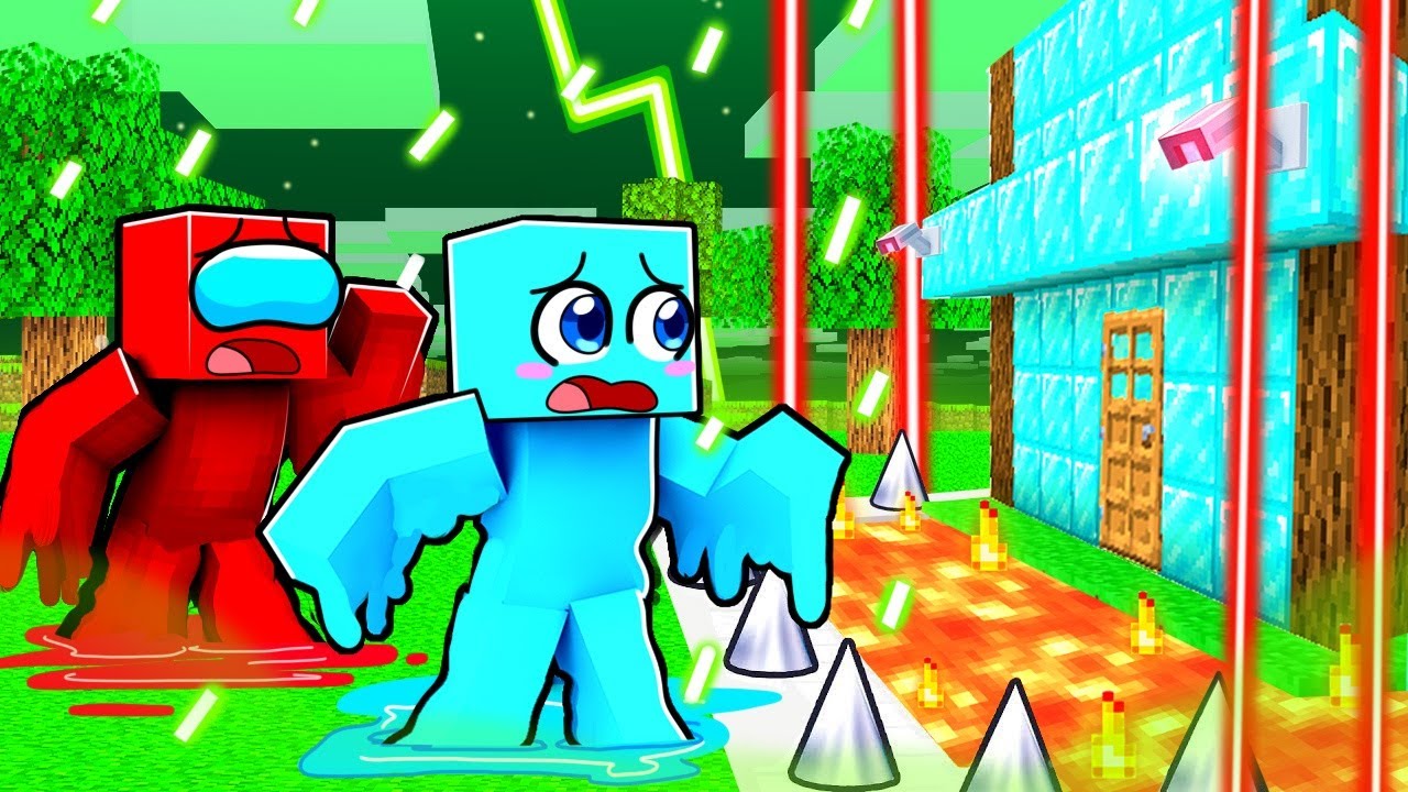 LLUVIA ÁCIDA vs Base Súper Segura en Minecraft!