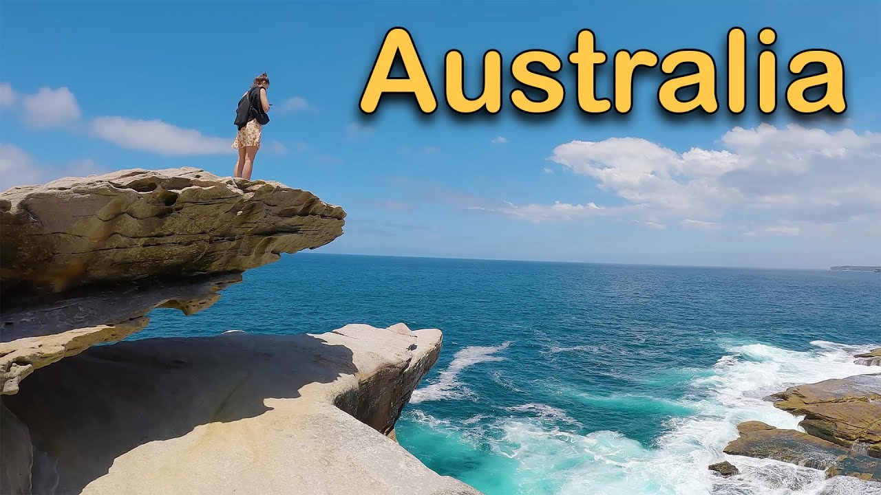 Walking from Cliff's Edge to Waverley Cemetery, Australia Jan 2024