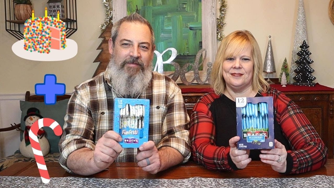 FUNFETTI CANDY CANE REVIEW | AND BLUEBERRY TOO
