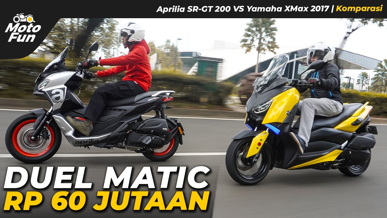 Harga Beda Tipis, Pilih Yamaha XMax atau Aprilia SR GT | Part 1 | MotoFun Indonesia