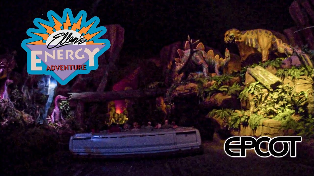 2017-08-13 Ellen's Energy Adventure On Ride Low Light HD POV EPCOT Last Day Walt Disney World
