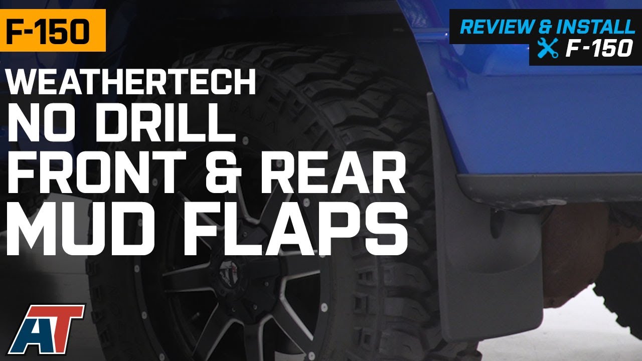 2015-2020 F150 Weathertech No Drill Front & Rear Mud Flaps Review & Install