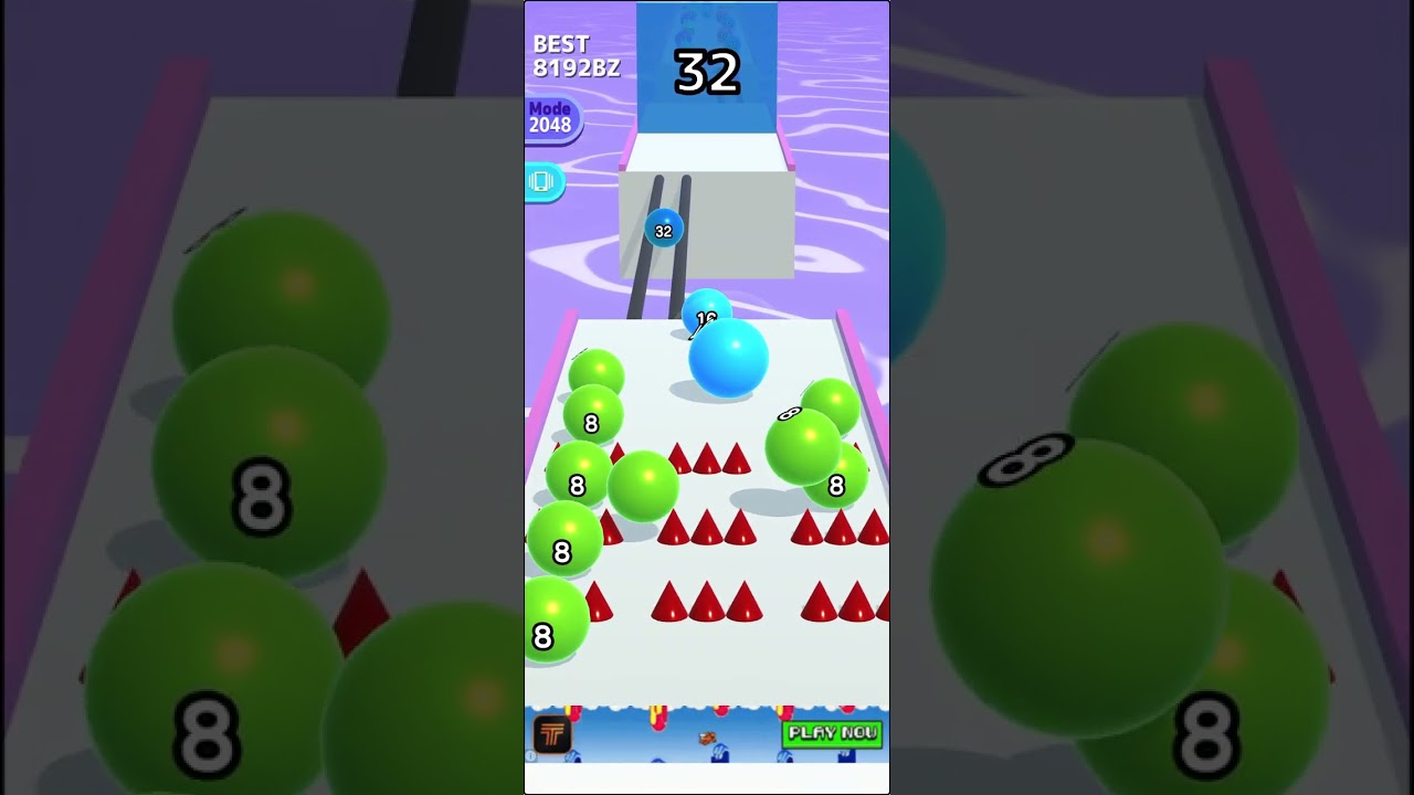 Ball run 2048 voice over 11 long video
