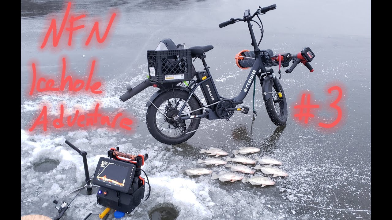 NFN Icehole Adventure #3 (Crappie Fishing) Nija Ice Fishing Bike 2024 / 2025