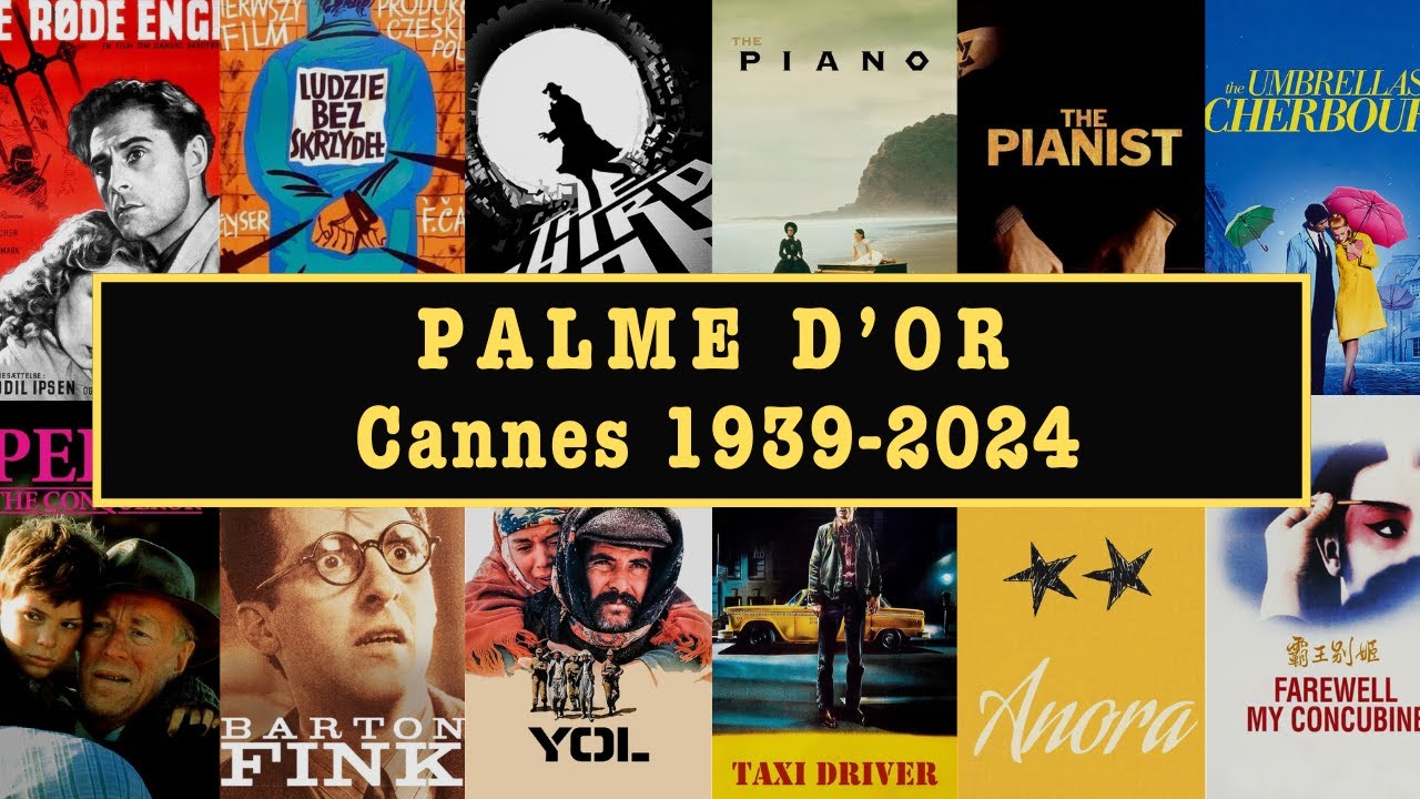 Palme d'Or Winners | Cannes Film Festival | Film History | 1939 to 2024