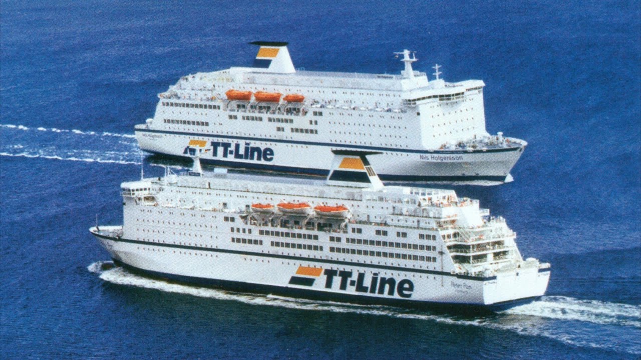 TT-Line Promotional Film 1989/90  (Jumbo Ferries MS Peter Pan & MS Nils Holgersson)