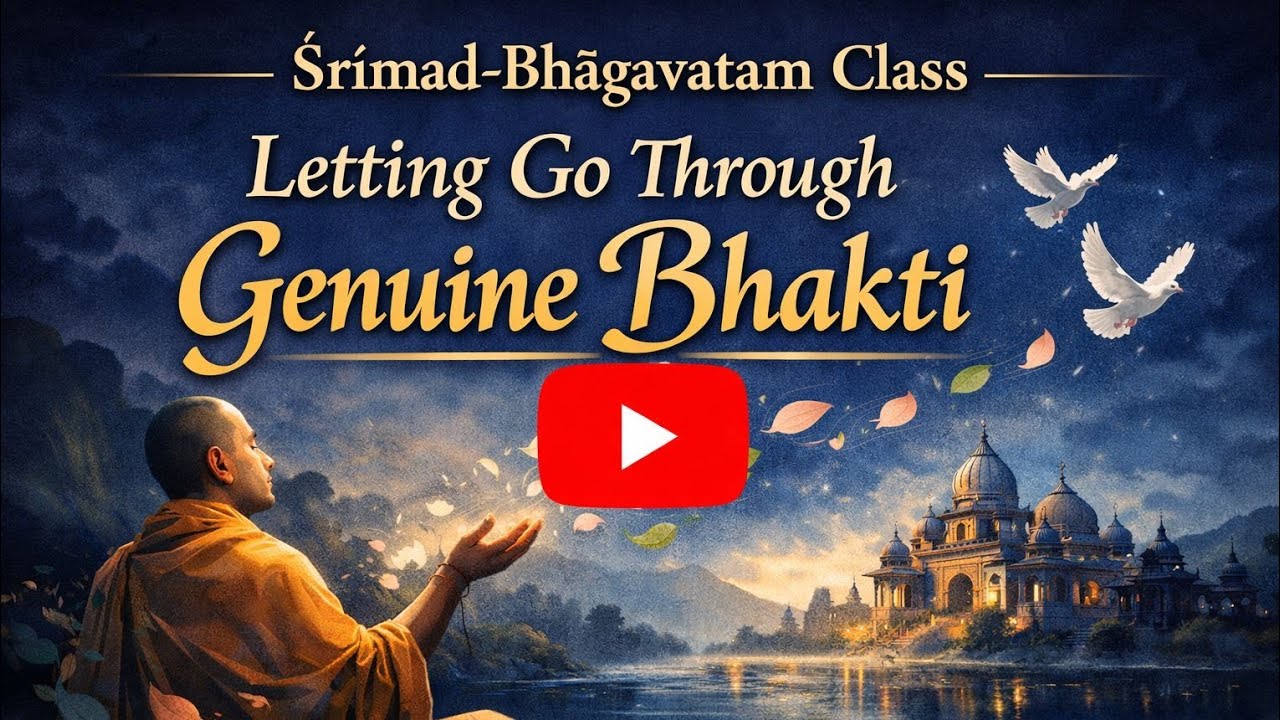 Letting Go Through Genuine Bhakti | Śrīmad-Bhāgavatam Class (SB 11.2.42)