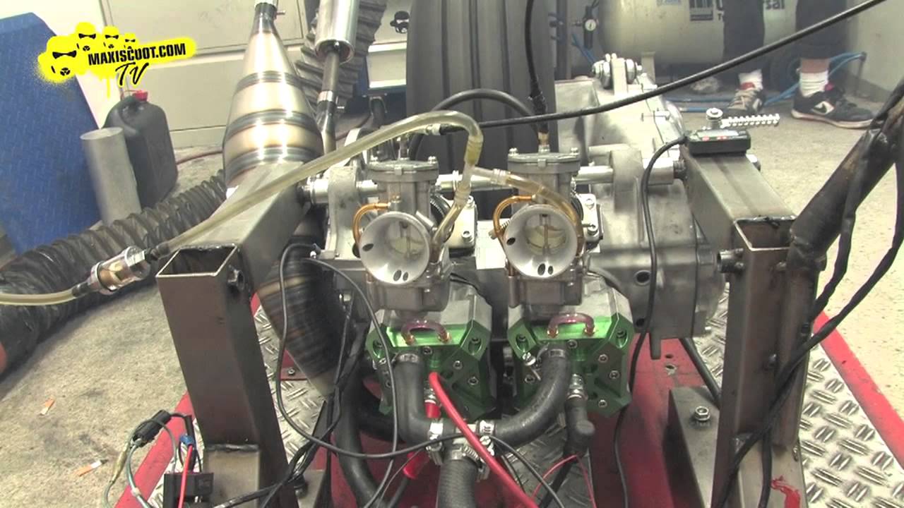 Bi-Cylindre MXS GP 90cc Maxiscoot - Premier d&eacute;marrage