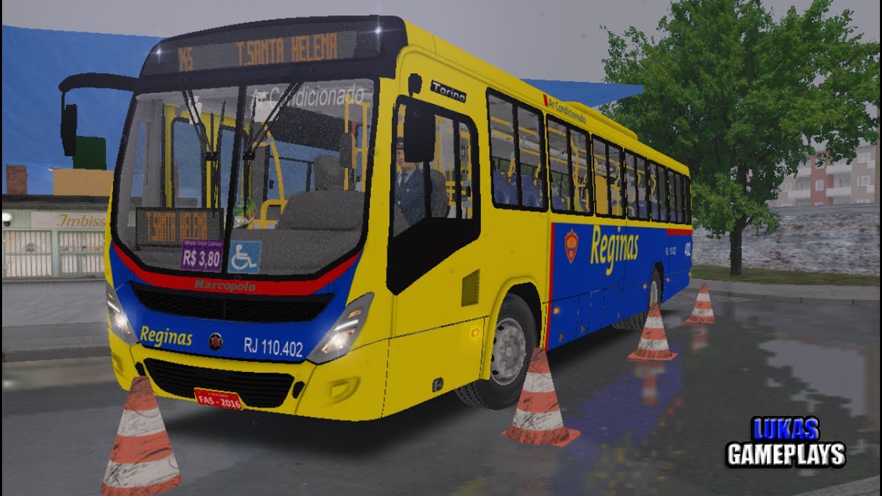 🔴[OMSI 2] Dirigindo Na Chuva O Torino 2014 OF-1721 Bluetec 5 +G27