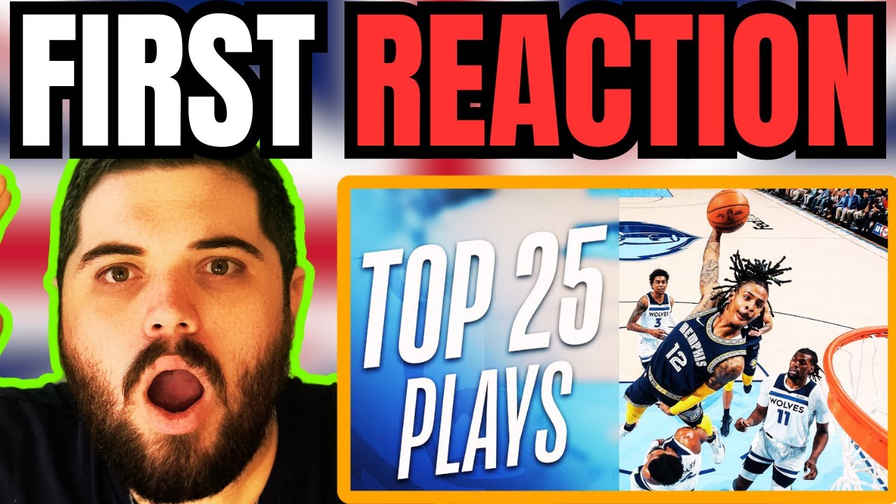 🇬🇧 Brit's FIRST REACTION: JA MORANT Top 25 Career Plays!